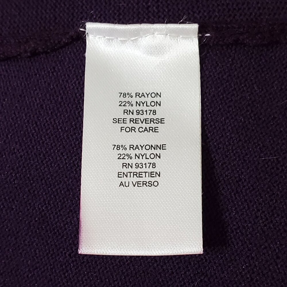 Tahari Woman 2X Top Light Knit Tunic Stretch Rayon Blend Casual Chic Minimalist - Picture 10 of 12